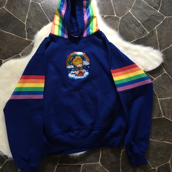 rainbow brite hoodie